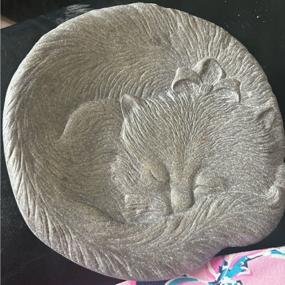 Arthur Court Sleeping Cat Tray Vintage 1992 EUC y2k home design home decor plate